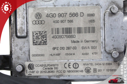 2012-2018 Audi A6 Rear Right Lane Assist Blind Spot Radar Sensor 4G0907566D OEM