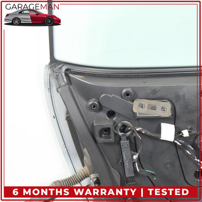 2014-2021 BMW i3 Rear Left Driver Side Door Shell w/ Window Glass Silver OEM