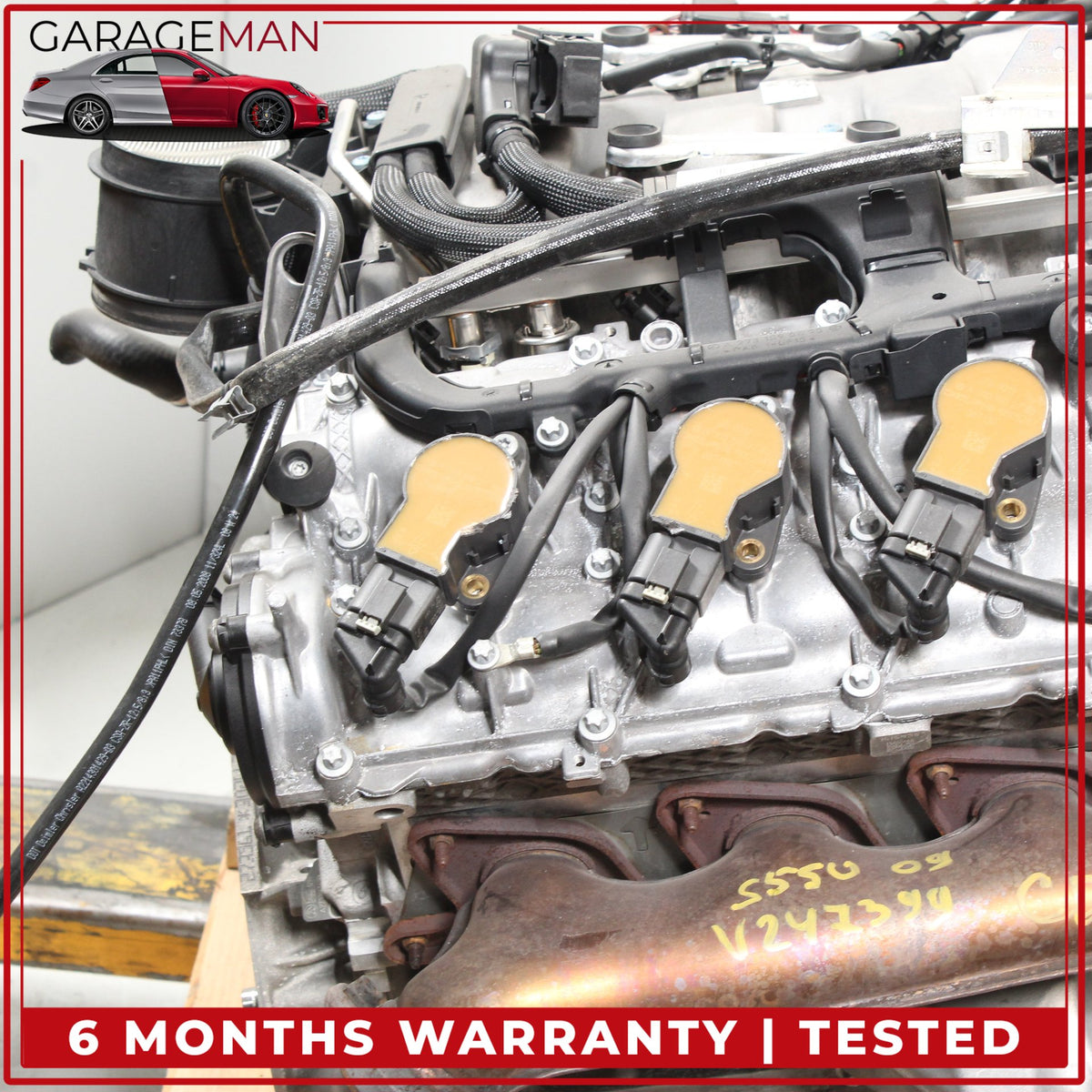 2007-2011 Mercedes W221 S550 CL550 5.5L V8 M273 Engine Motor Assembly OEM 193K