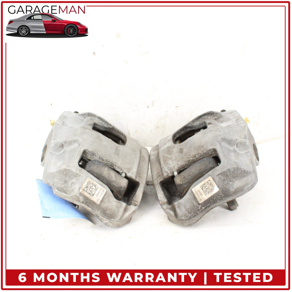 2012-2018 Audi A6 Front Left and Front Right Side Brake Caliper Set 4G05BQ OEM