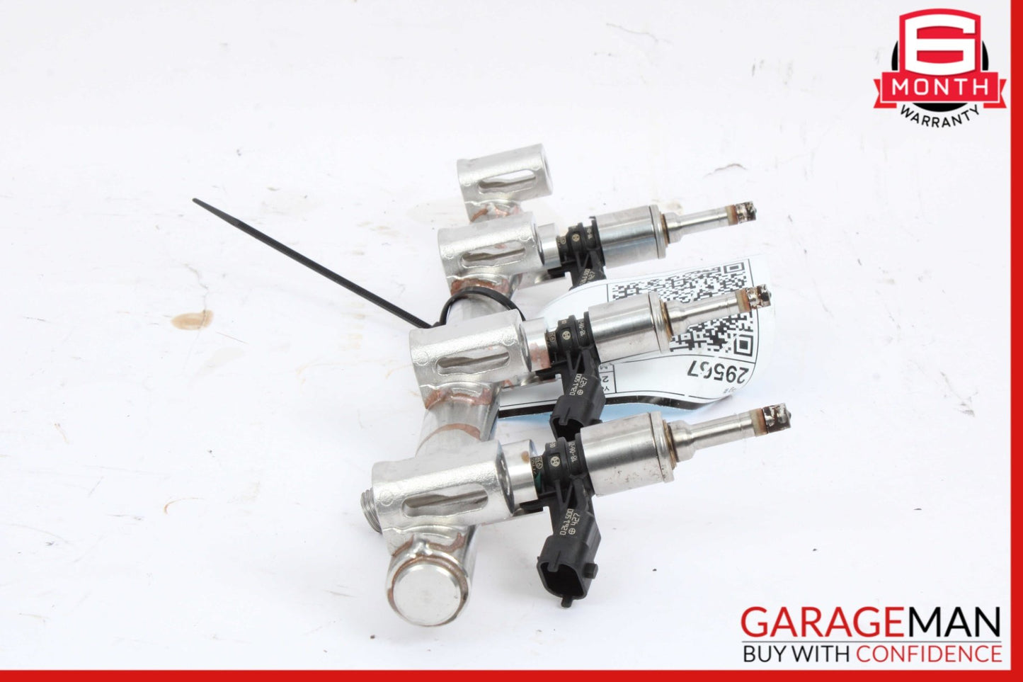 2014-2020 Maserati Ghibli M157 Right Fuel Rail w/ Injectors 000283629 OEM