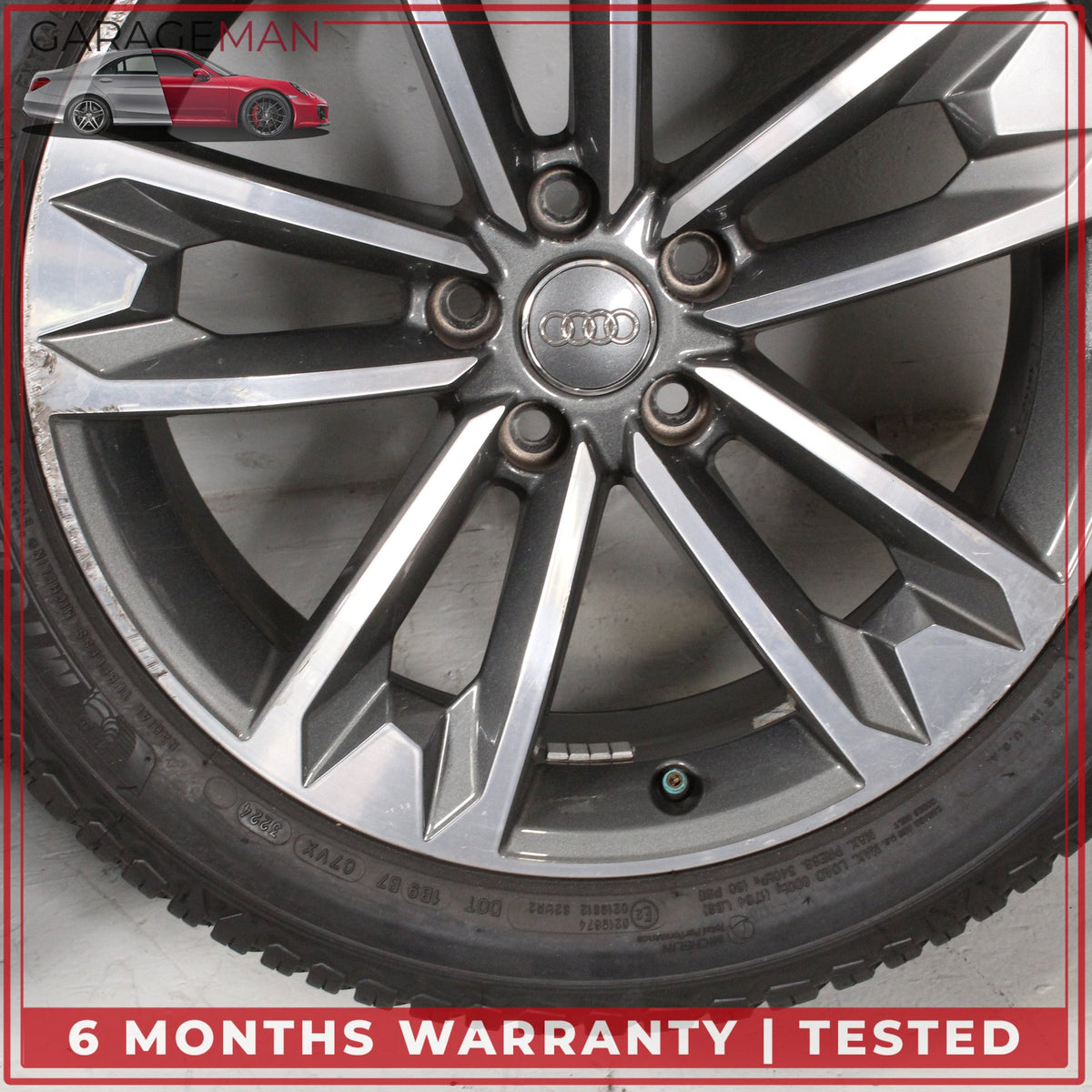 2017-2025 Audi A4 Allroad B9 Wheel Rim w/ Michelin Tire Set 7.5JX18H2 ET29 OEM