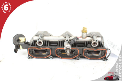 2011-2018 Audi Q7 Porsche Cayenne 958 Right Lower Intake Manifold w/ Bracket OEM