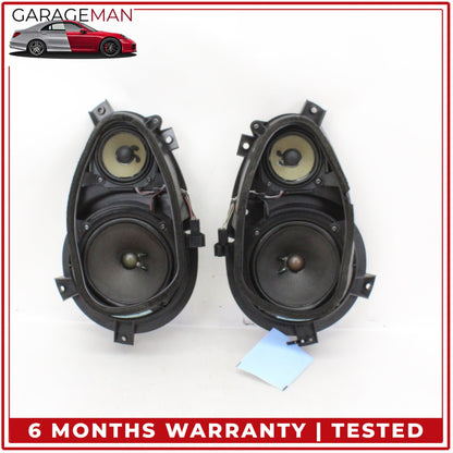 2003-2008 Mercedes R230 SL500 Front Left and Right Door Audio Speaker Set OEM