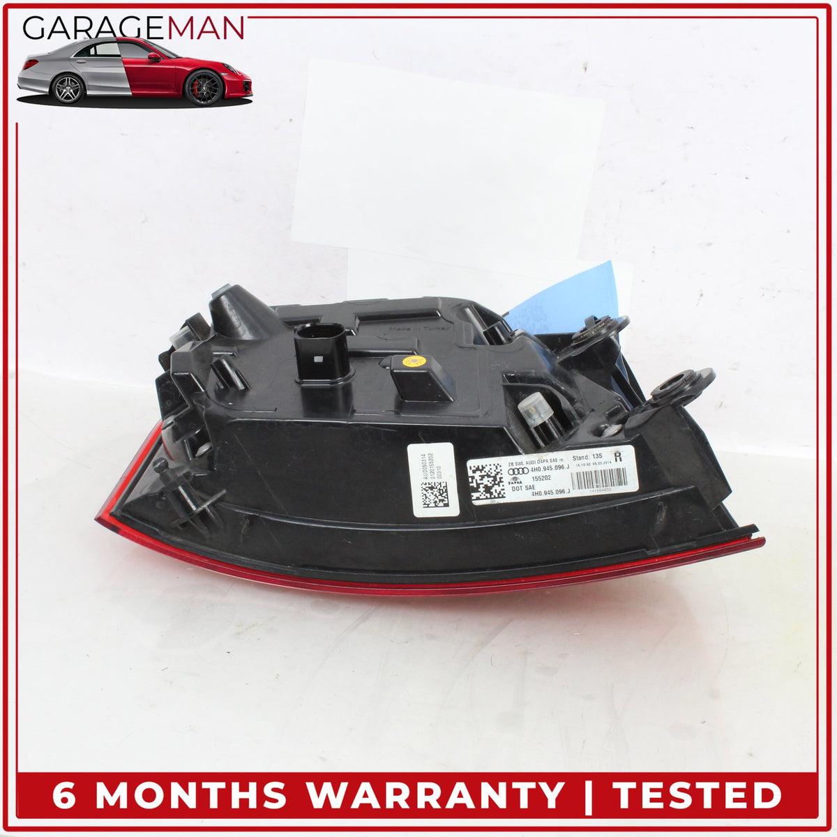 2015-2018 Audi A8 S8 Rear Right Side LED Outer Tail Light Lamp 4H0945096J OEM