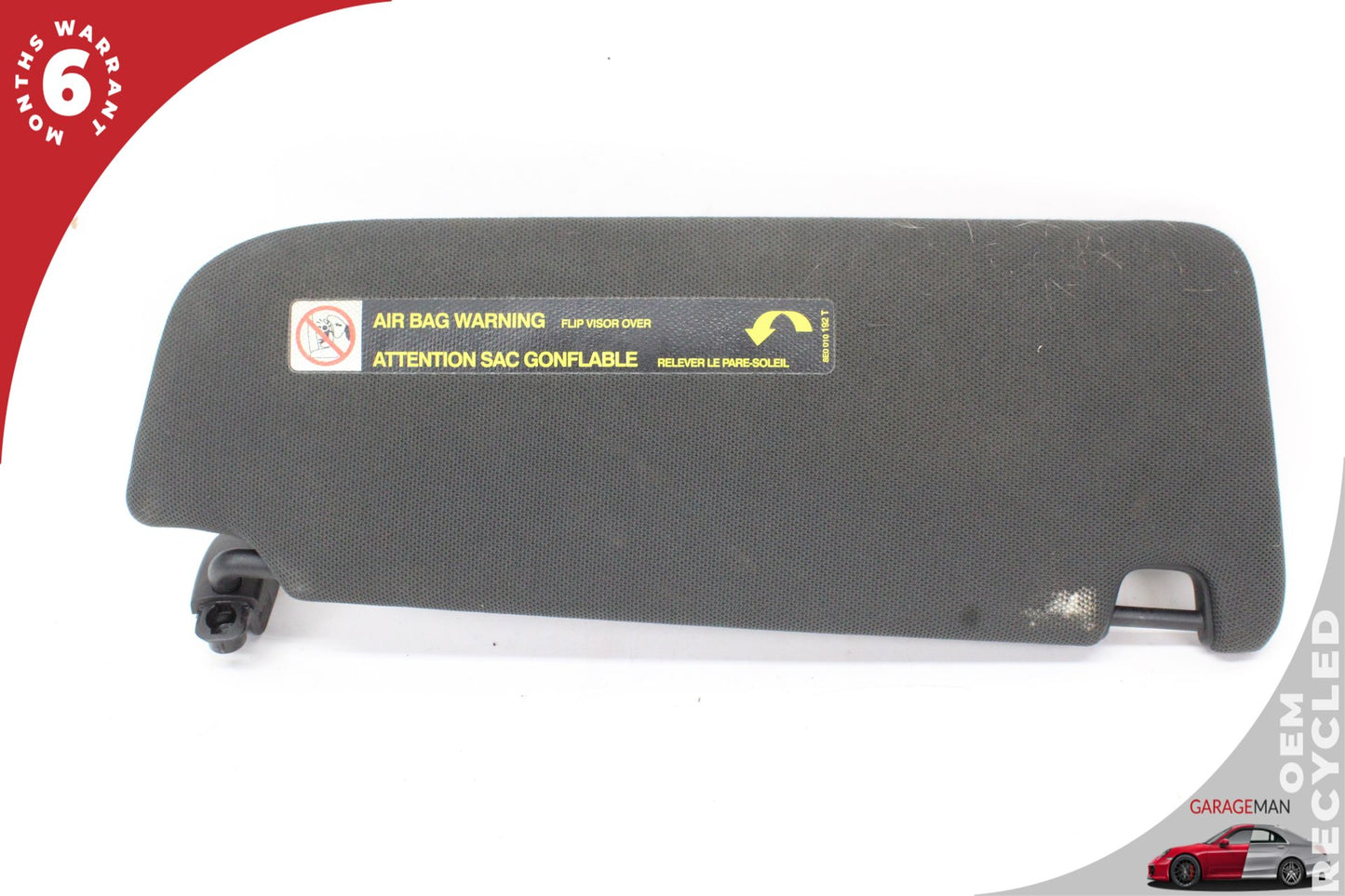 2011-2018 Audi A8 S8 Front Left Side Illuminated Sun Visor Black 4H0857551 OEM