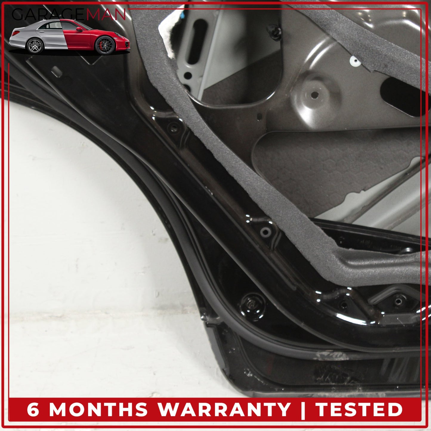2011-2017 BMW X3 F25 SUV Rear Left Side Door Shell w/ Door Handle Black OEM