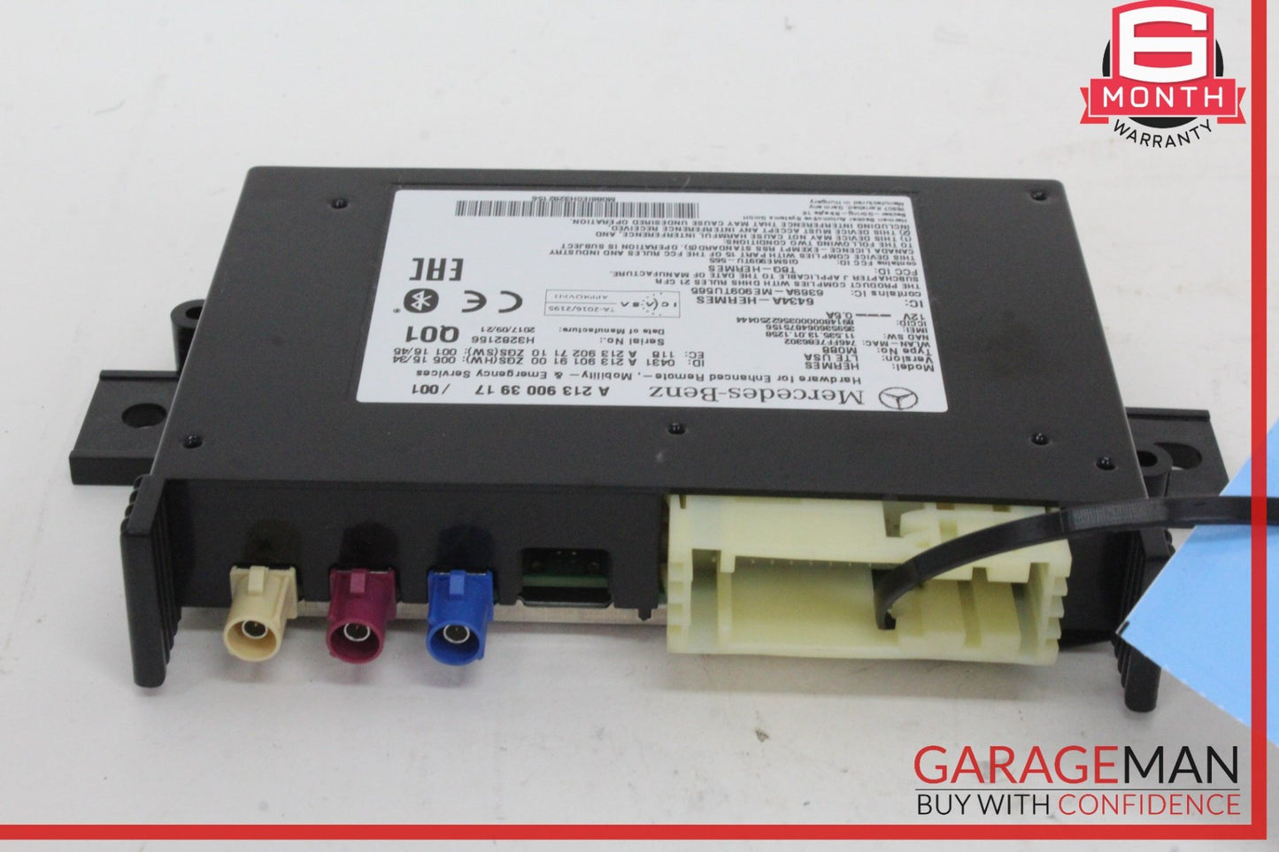 15-18 Mercedes-Benz C300 W205 Telematic Control Module 2139003917 Genuine