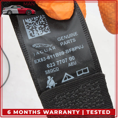 2014-2024 Jaguar F-Type X152 Front Left Driver Side Seat Belt Black OEM