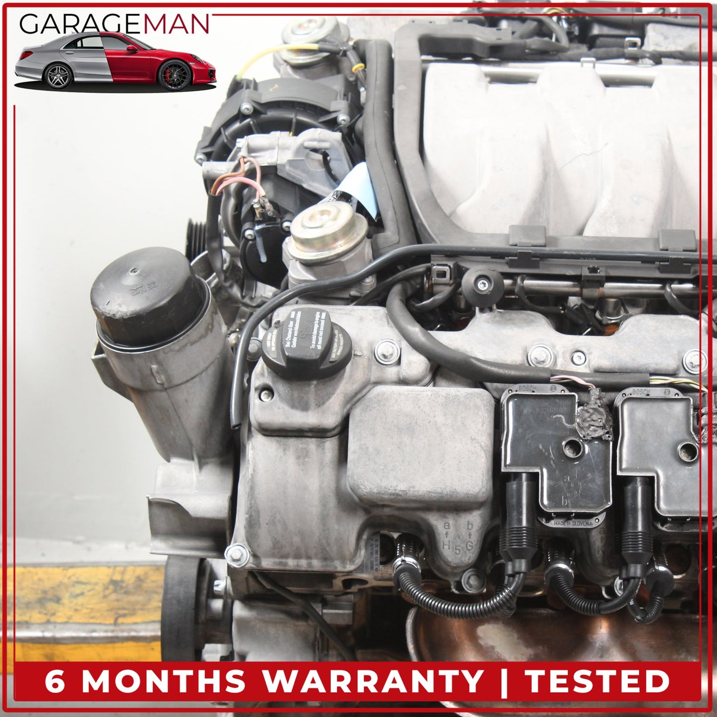 2003-2006 Mercedes R230 SL500 RWD 5.0L V8 Engine Motor Assembly OEM 130K