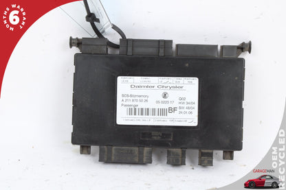 03-12 Mercedes GL450 X164 Front Right Seat Control Module 2118705026 OEM