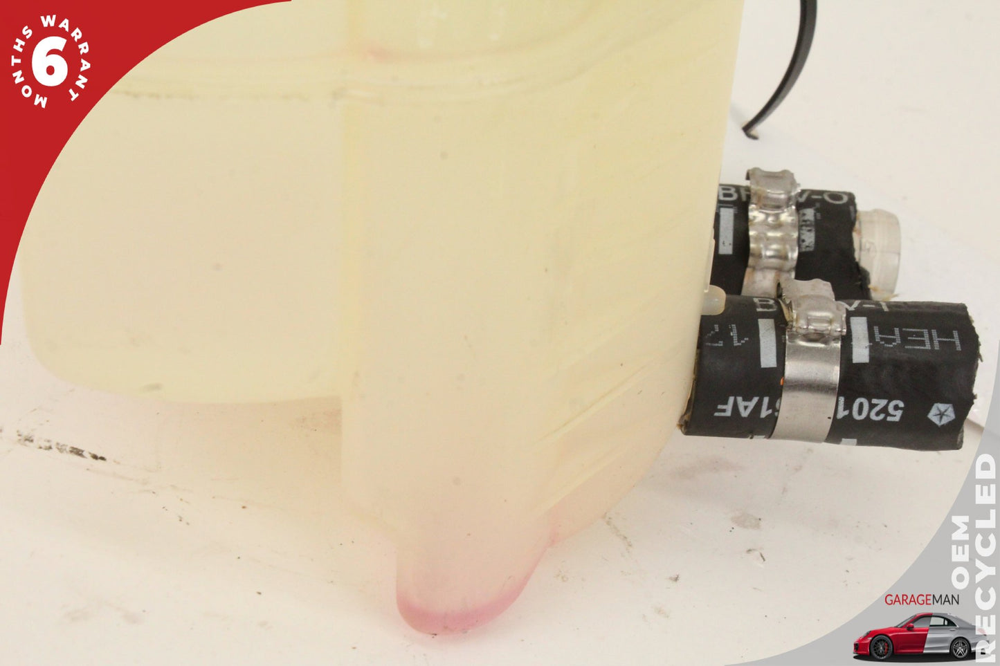2012-2019 Fiat 500e Engine Coolant Overflow Expansion Bottle Tank Reservoir OEM