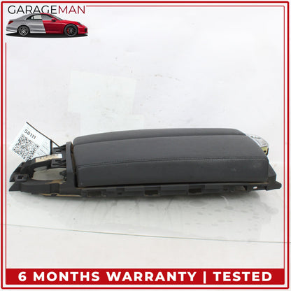 2012-2018 BMW 650i F13 Front Center Armrest Lid Cover Black Nappa 9216385 OEM