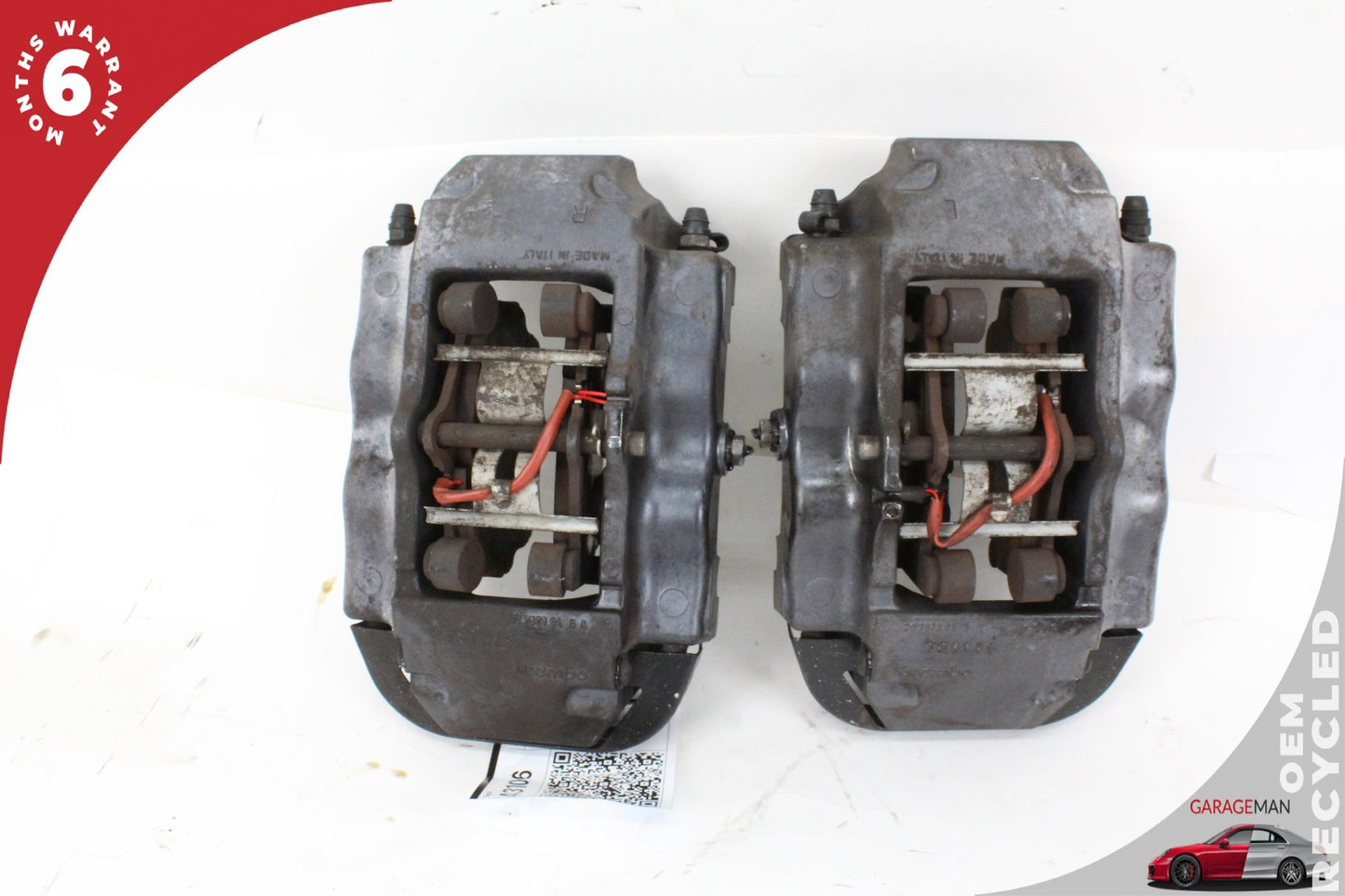 2003-2015 Audi Q7 Rear Left and Right Side Brake Caliper Set 207673043 OEM