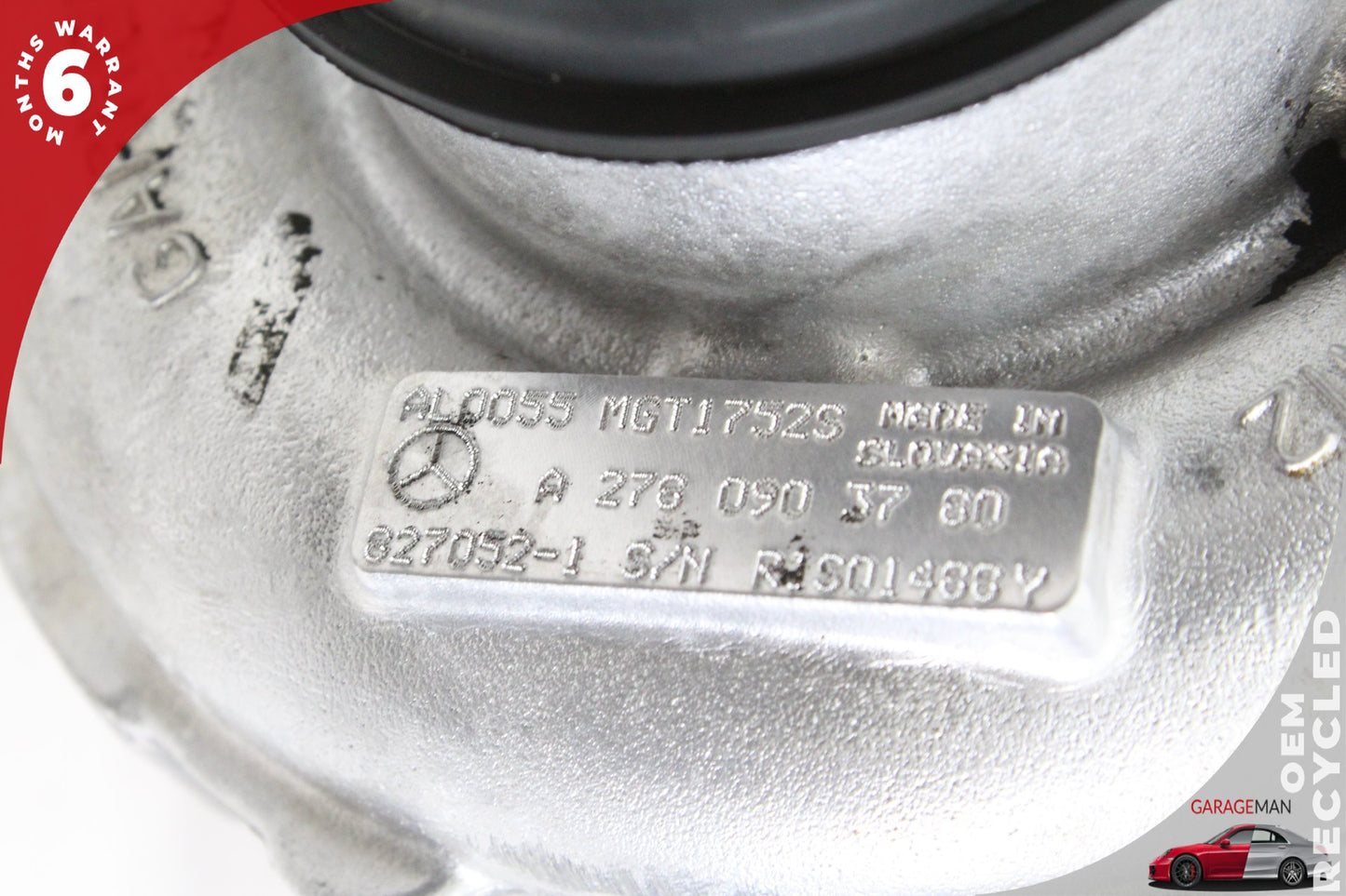 2011-2020 Mercedes X166 GL550 M278 Left Turbocharger Turbo Charger Manifold OEM