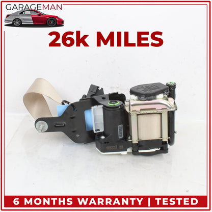 2010-2017 Mercedes C207 E400 Coupe Front Right Side Seat Belt Seatbelt Beige OEM