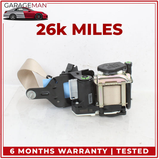 2010-2017 Mercedes C207 E400 Coupe Front Right Side Seat Belt Seatbelt Beige OEM