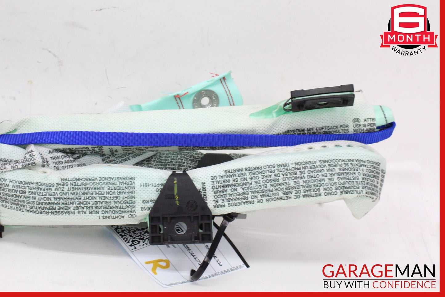 2008-2011 Mercedes W164 ML350 Right Side Roof Curtain Air Bag 1648601202 OEM