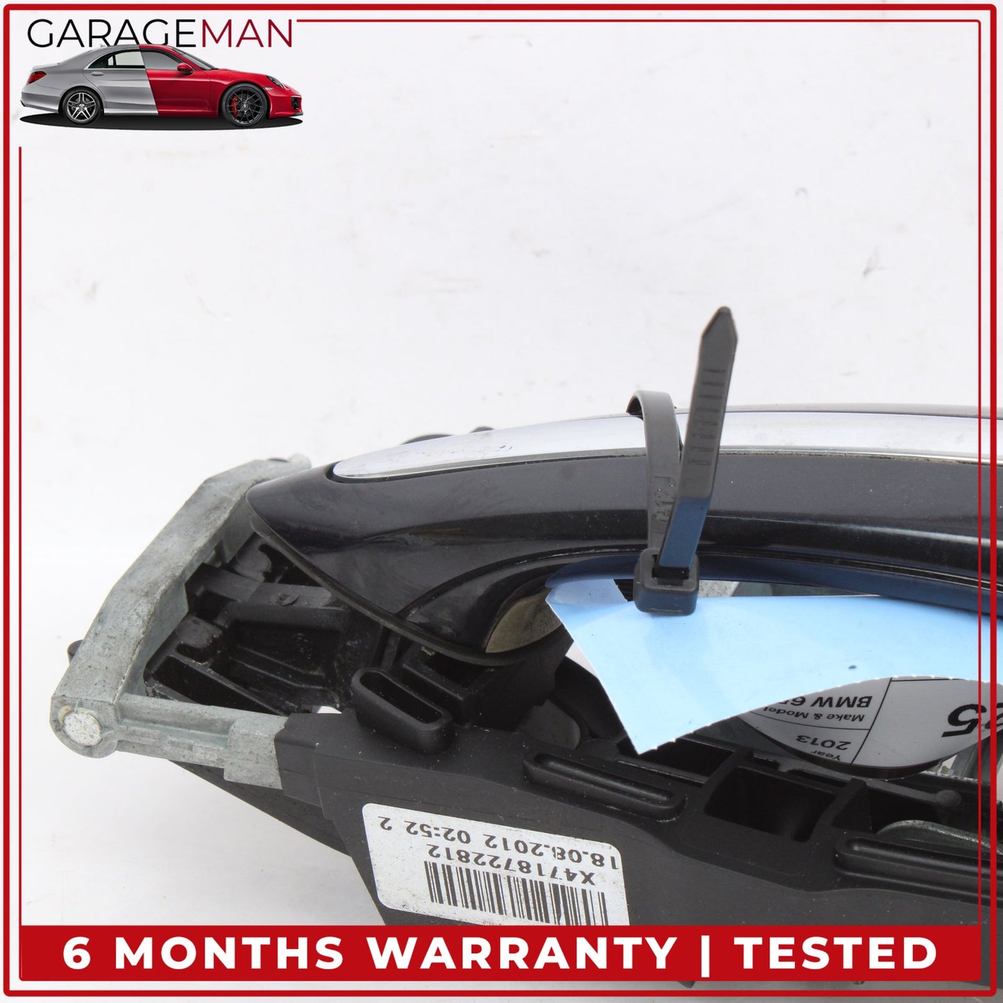 2012-2019 BMW 650i Right Passenger Side Exterior Door Handle Black 7249980 OEM