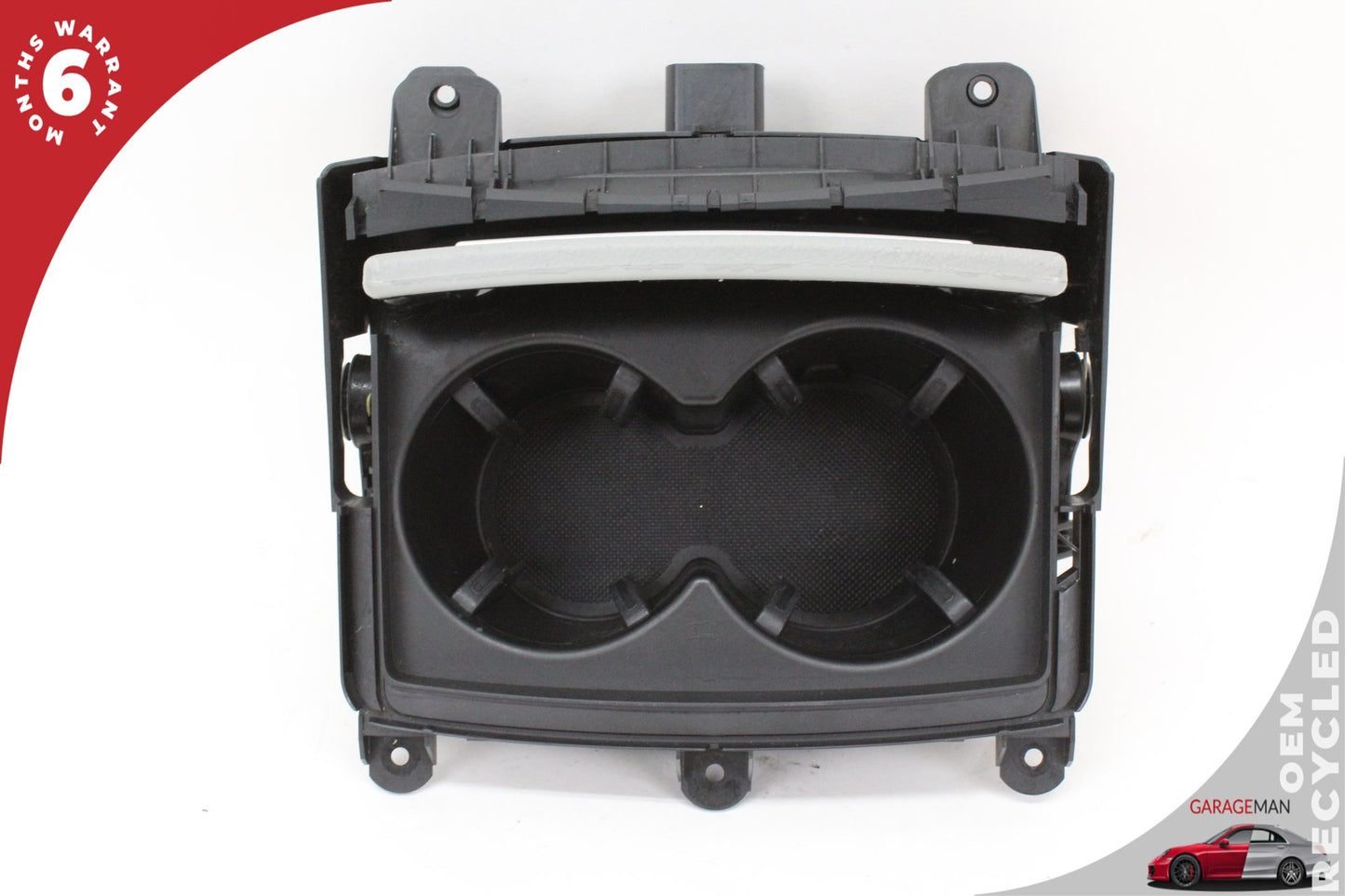 2012-2018 Audi A6 C7 Front Center Console Dual Cup Holder Gray 4G0862534 OEM