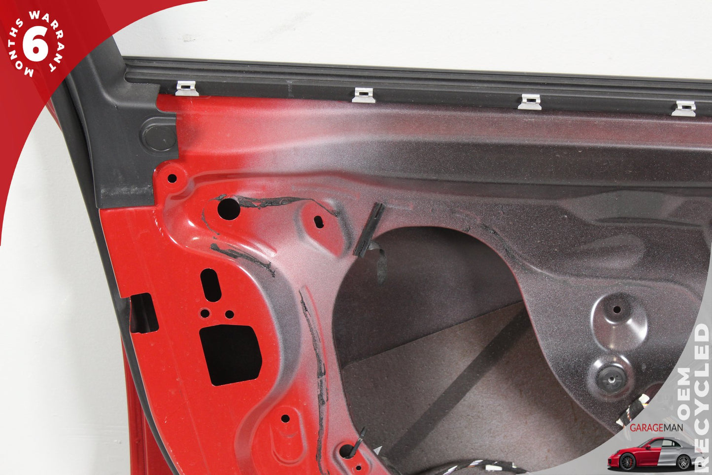 2012-2018 BMW 320i F30 Front Left Driver Side Door Shell Red 9628763 OEM