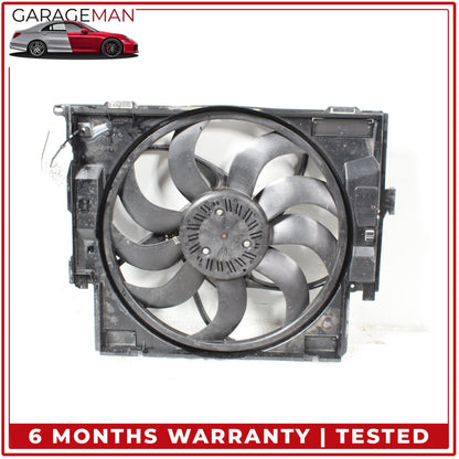 2014-2018 BMW 328d Engine Radiator Cooling Fan Motor Assembly 7640512
