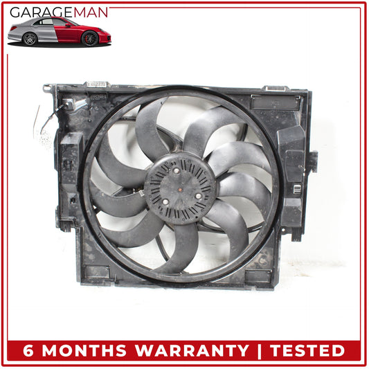 2014-2018 BMW 328d Engine Radiator Cooling Fan Motor Assembly 7640512