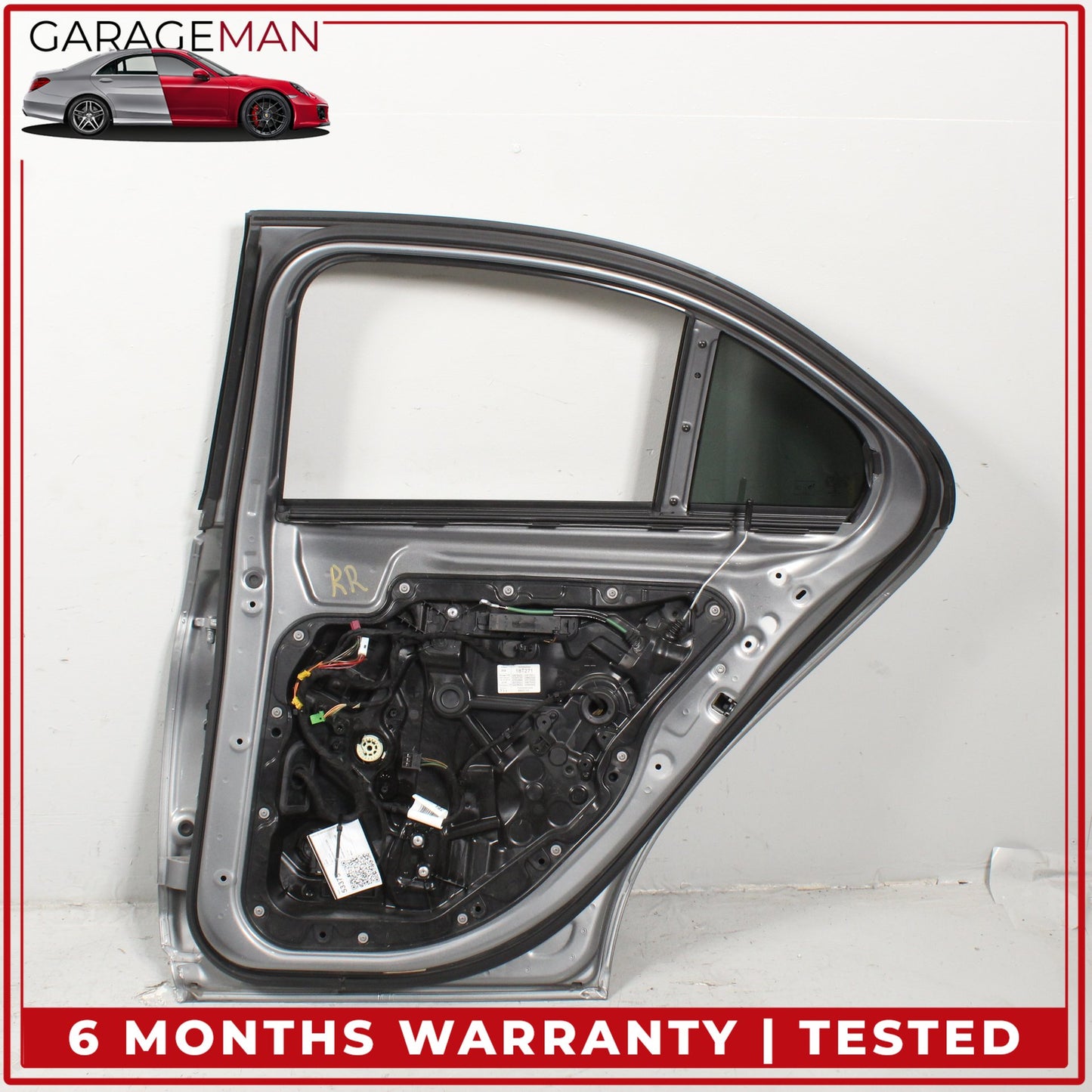 2015-2021 Mercedes W205 C300 Rear Right Side Door Shell w/ Door Handle OEM