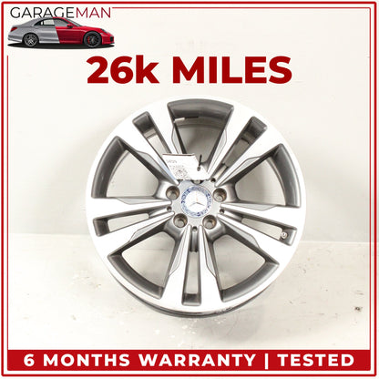 2014-2017 Mercedes C207 E400 Coupe Front Wheel Rim 8JX18H2 ET45 2074012902 OEM
