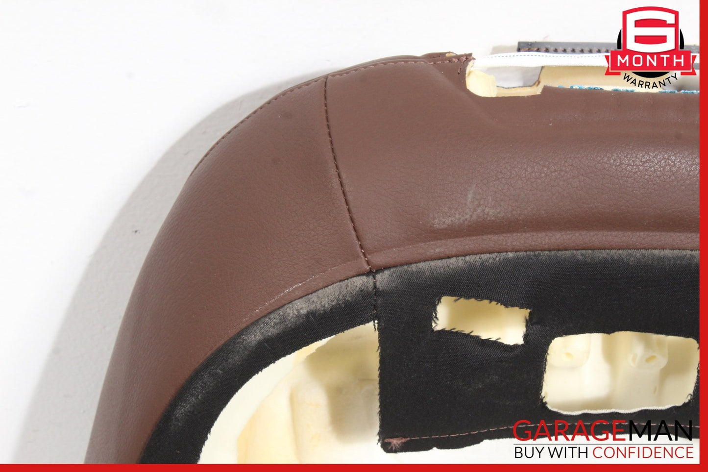 2017-2019 Audi Q7 Front Left Driver Side Top Upper Seat Cushion Brown OEM