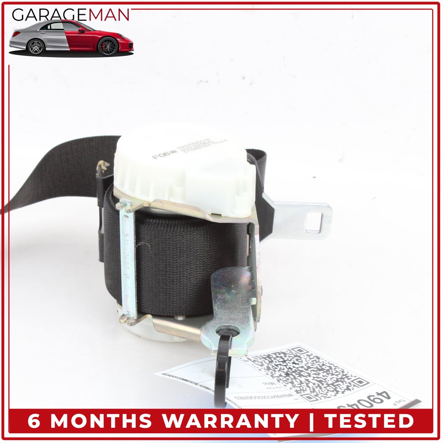 2012-2019 BMW 650i 640i F06 Rear Left or Right Side Seat Belt Black 34132948 OEM