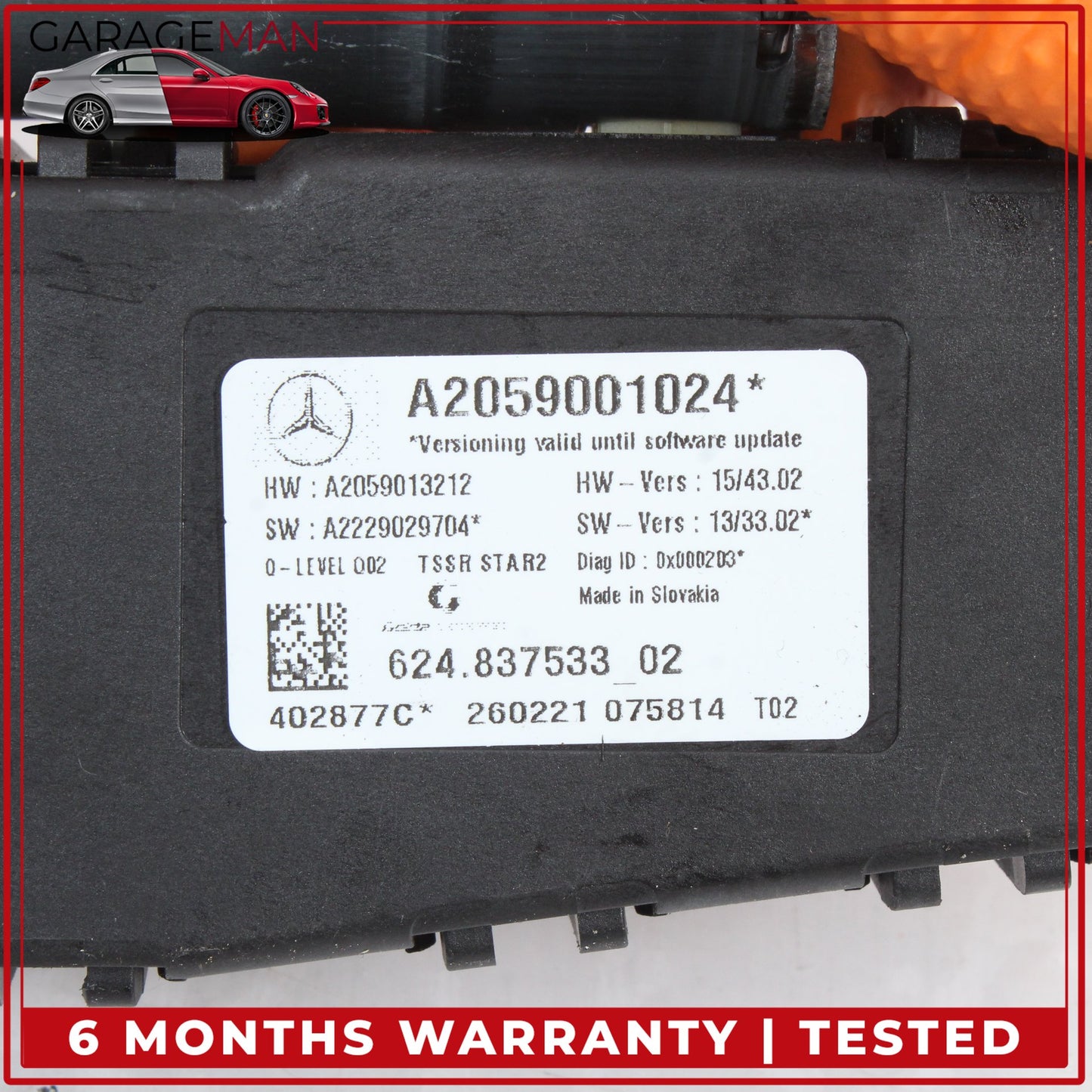2015-2018 Mercedes W205 C300 Panoramic Sun Roof Motor 2059001024 Bosch OEM