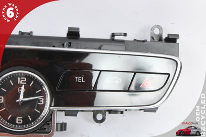 2019-2021 Mercedes W205 C300 Center Dash Hazard Control Switch w/ Clock OEM