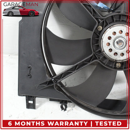 2001-2004 Mercedes-Benz SLK320 R170 Engine Motor Cooling Radiator Fan Assembly 0015002393