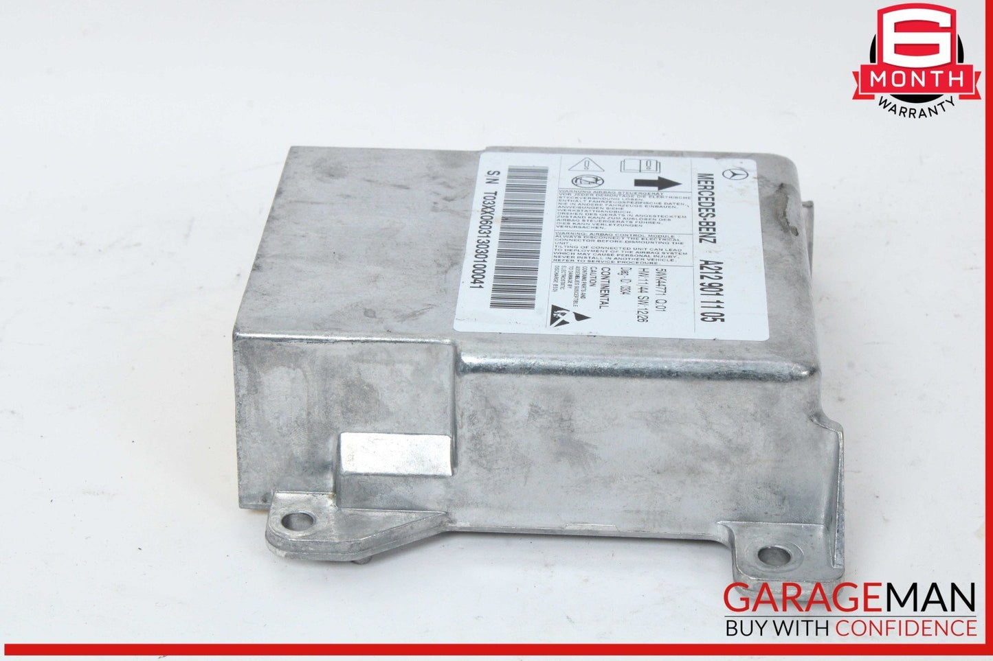 14-16 Mercede W212 E350 Airbag Air Bag Sensor SRS Control Module OEM