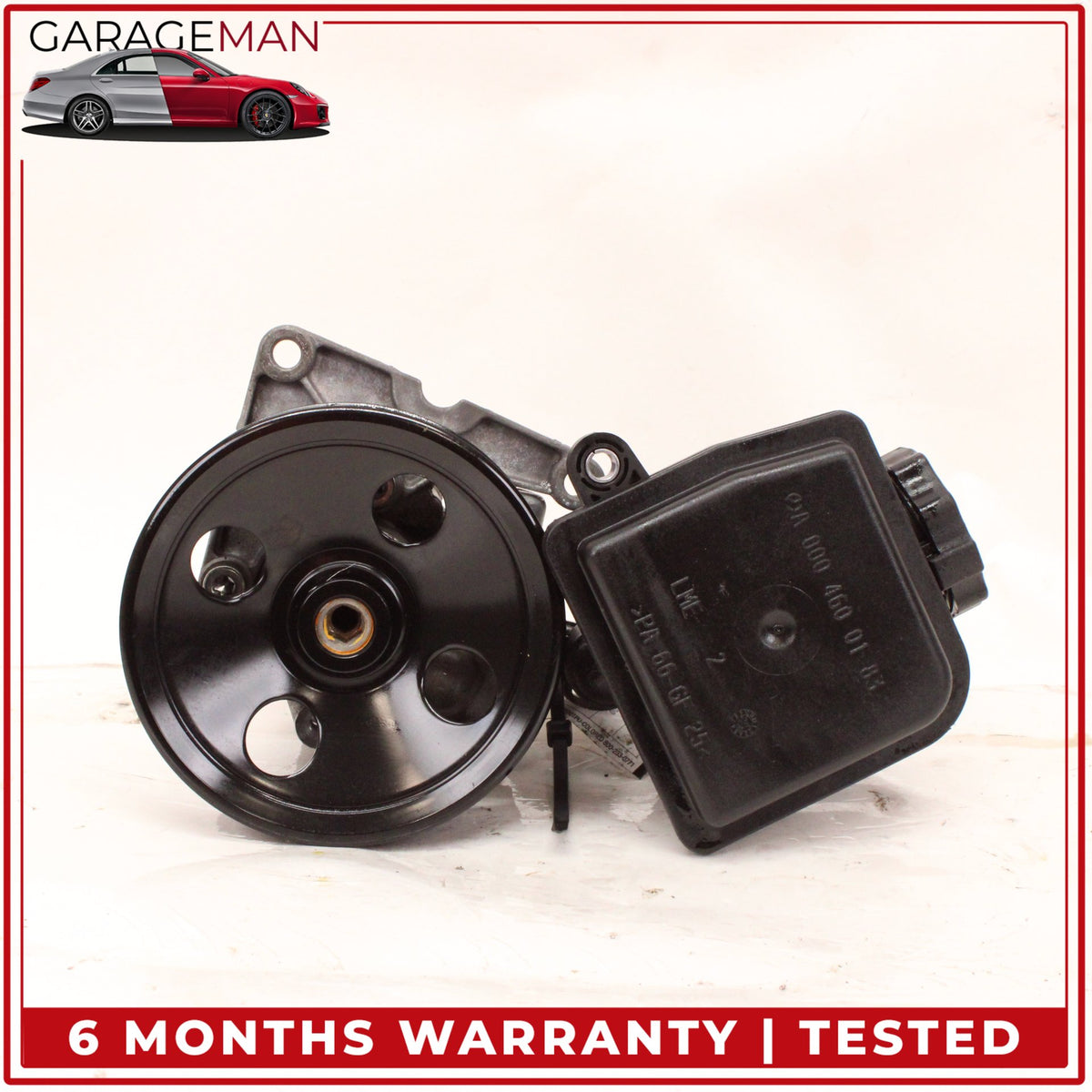 2003-2011 Mercedes-Benz SL500 R230 RWD Power Steering Pump w/ Reservoir Tank OEM