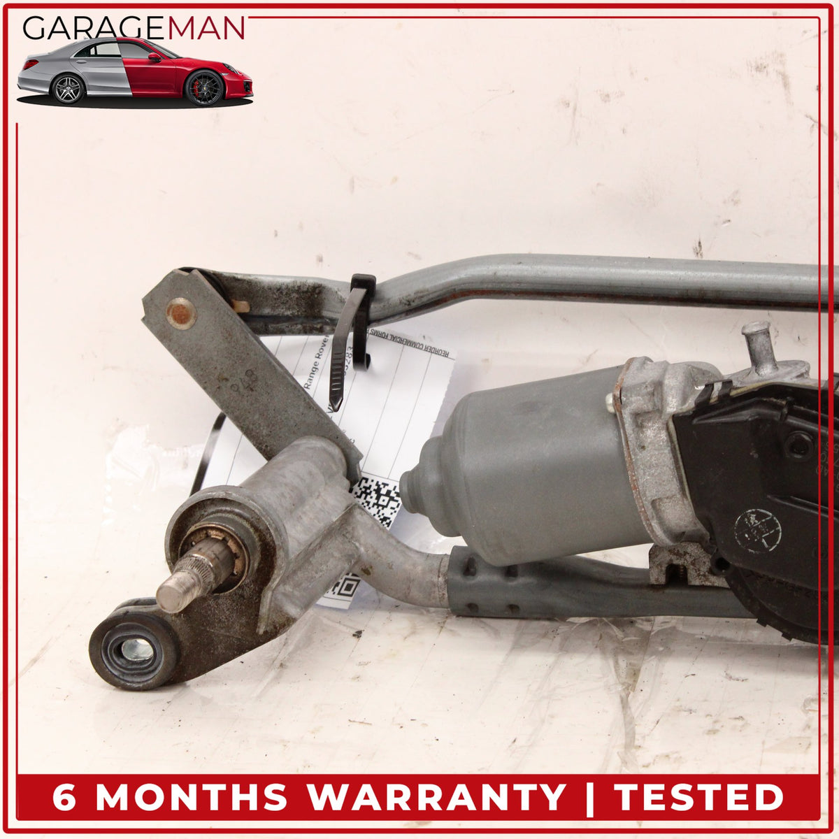 2013-2019 LR Range Rover L405 L494 Front Windshield Wiper Linkage w/ Motor OEM