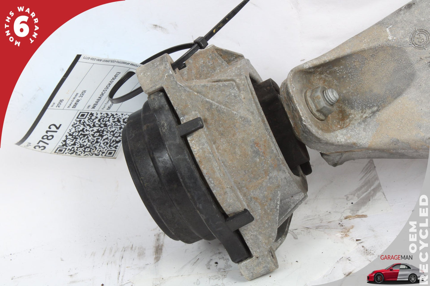 2012-2018 BMW 320i 328i F30 Front Left Side Engine Mount w/ Bracket 6862549 OEM