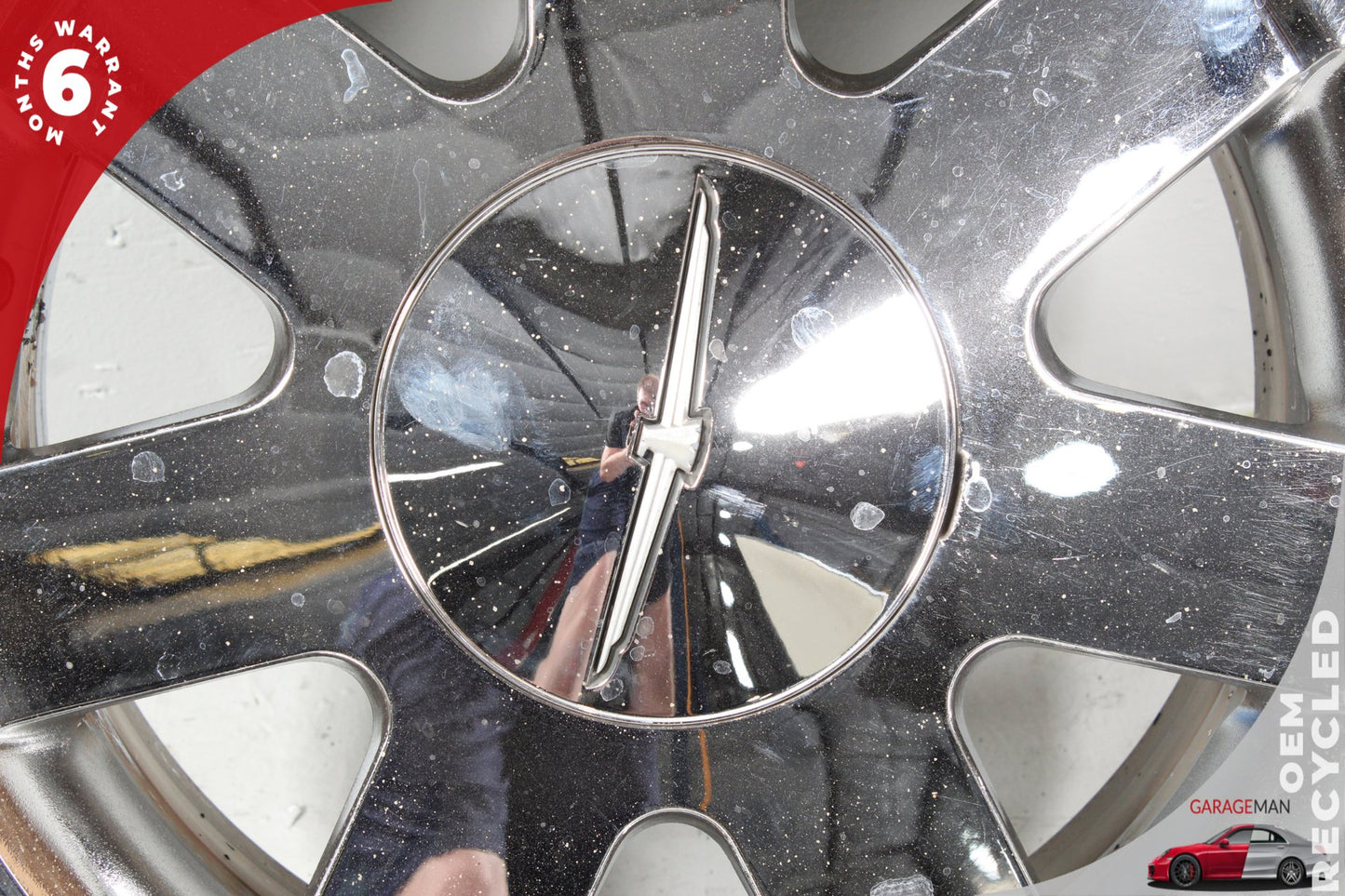 2002-2005 Ford Thunderbird Wheel Rim 7.5JX17 ET60 w/ Wheel Center Cap 1W631007CB