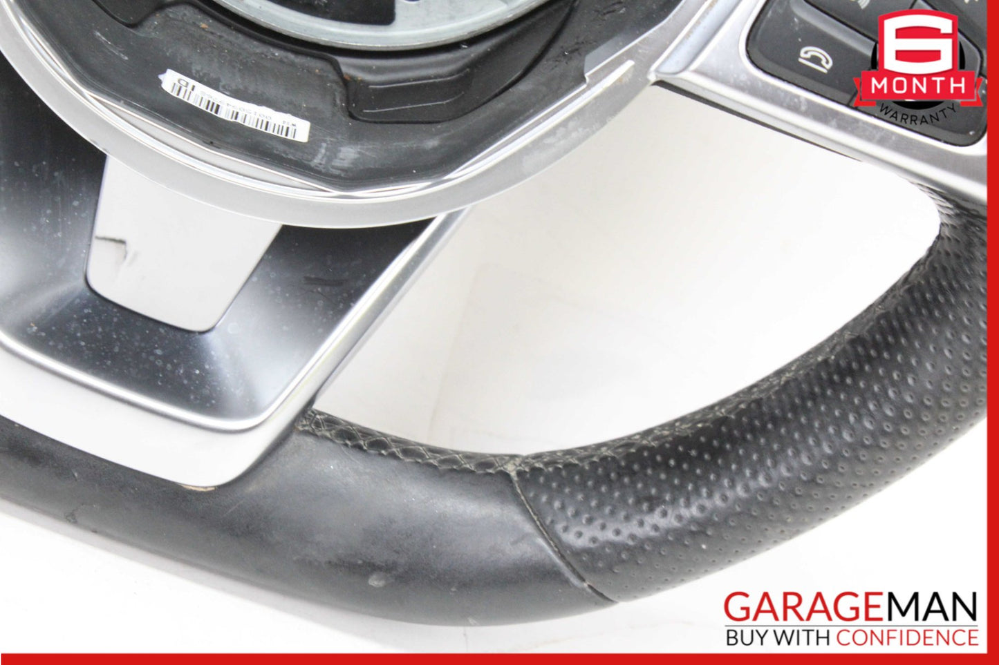 15-20 Mercedes W205 C300 Sport Flat Bottom Steering Wheel w/Paddle Shifters OEM