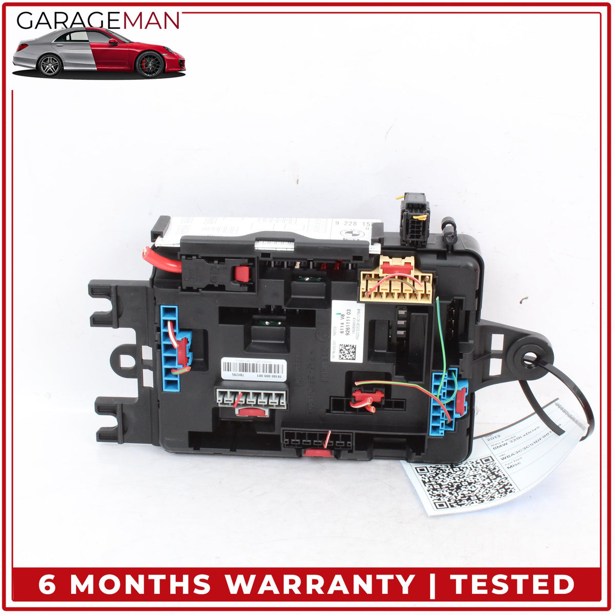 2012-2018 BMW 320i Rear Power Distribution Relay Junction Fuse Box 9261111 OEM