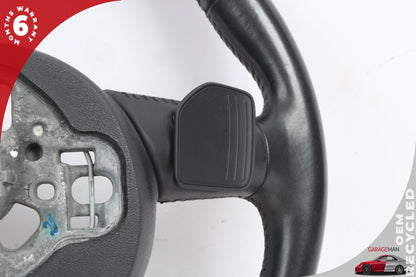 12-18 Audi A6 C7 Sedan Sport Flat Bottom Steering Wheel w/ Paddle Shifters
