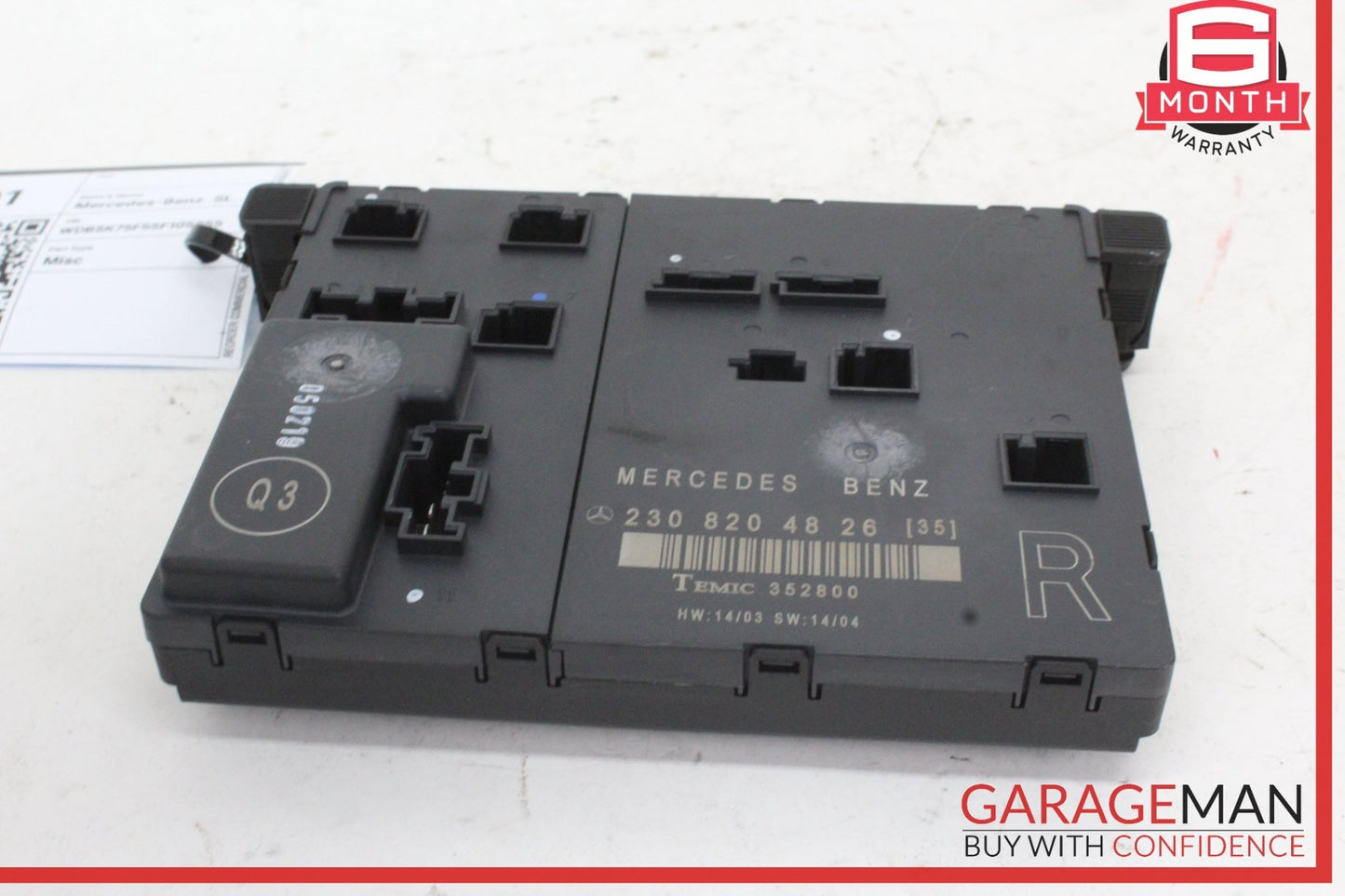 2003-2012 Mercedes SL500 R230 Right Front Door Control Module 2308204826 OEM