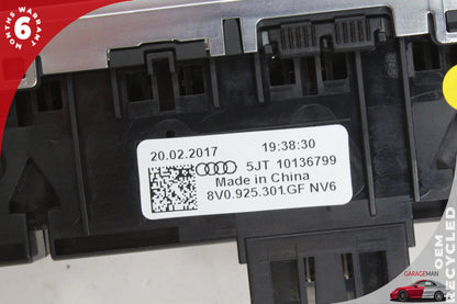 17-20 Audi A3 8V Sedan Dashboard Control Switch Panel 8V0925301FH Genuine