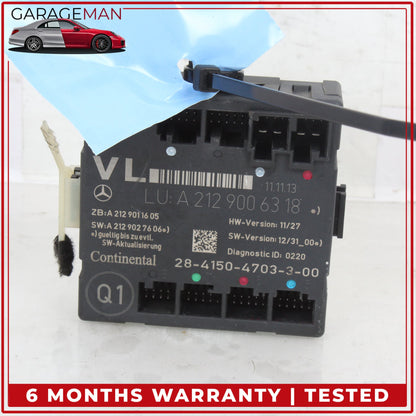 2008-2018 Mercedes W212 E350 Front Left Side Door Control Module 2129006318 OEM