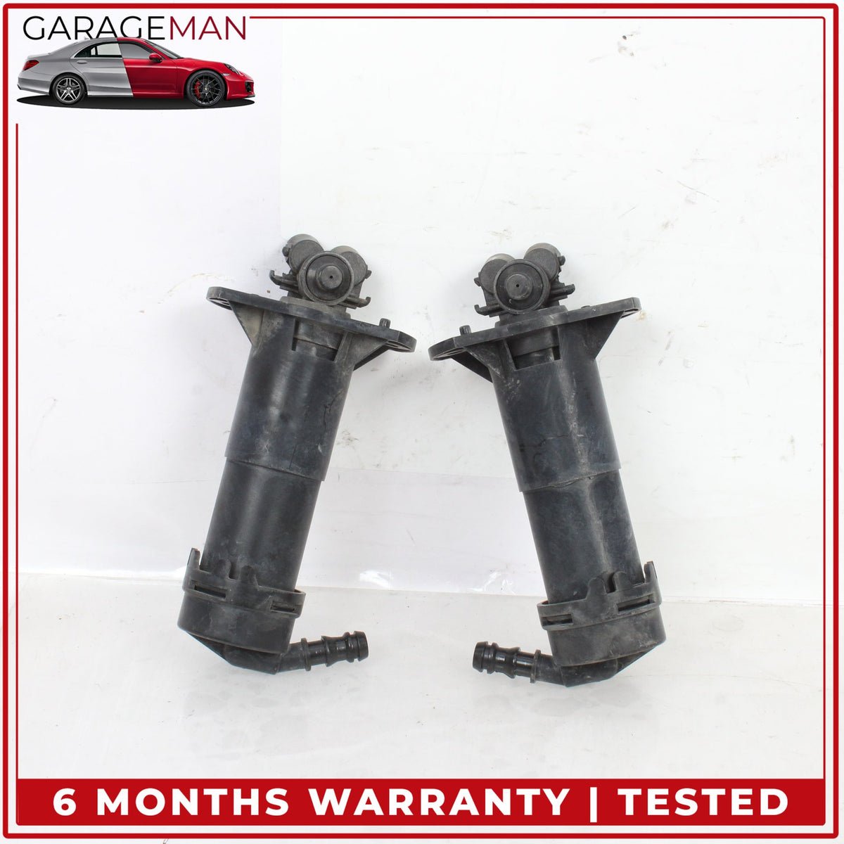 2007-2015 Audi Q7 Front Left and Right Headlamp Washer Nozzle Set 4L0955101 OEM