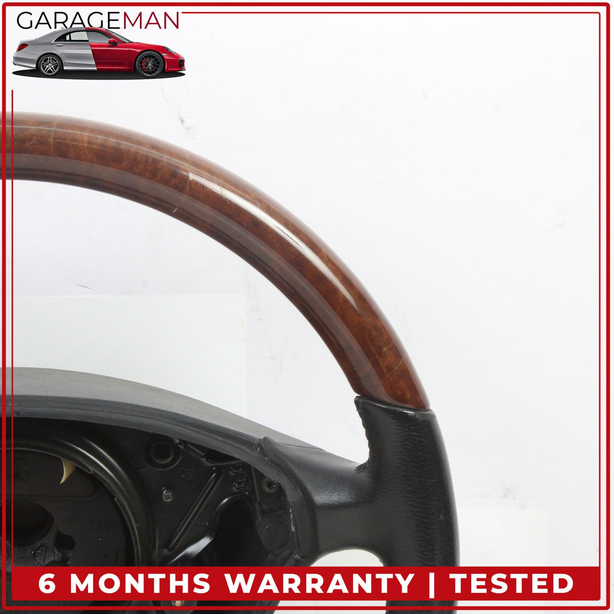 2000-2006 Mercedes W215 CL500 S500 Front Left Steering Wheel Wood 2204600503 OEM