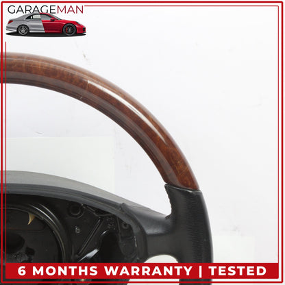 2000-2006 Mercedes W215 CL500 S500 Front Left Steering Wheel Wood 2204600503 OEM