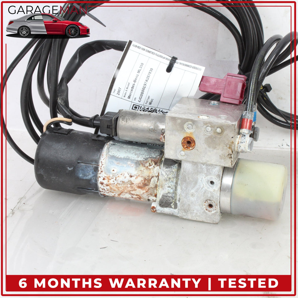 2006-2012 Mercedes W164 ML350 GL450 Trunk Lid Hydraulic Pump Motor Cylinder OEM