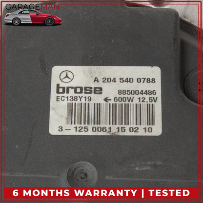 2008-2018 Mercedes W207 E400 GLK350 E350 Engine Radiator Cooling Fan Motor OEM